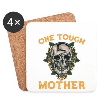 A strict mother's day - Coasters (set of 4) - white - Front