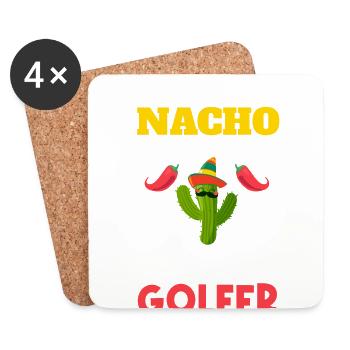 Cinco de Mayo Nacho Average Disc Golfer Mexikanisc - Untersetzer (4er-Set) - Weiß - Vorne