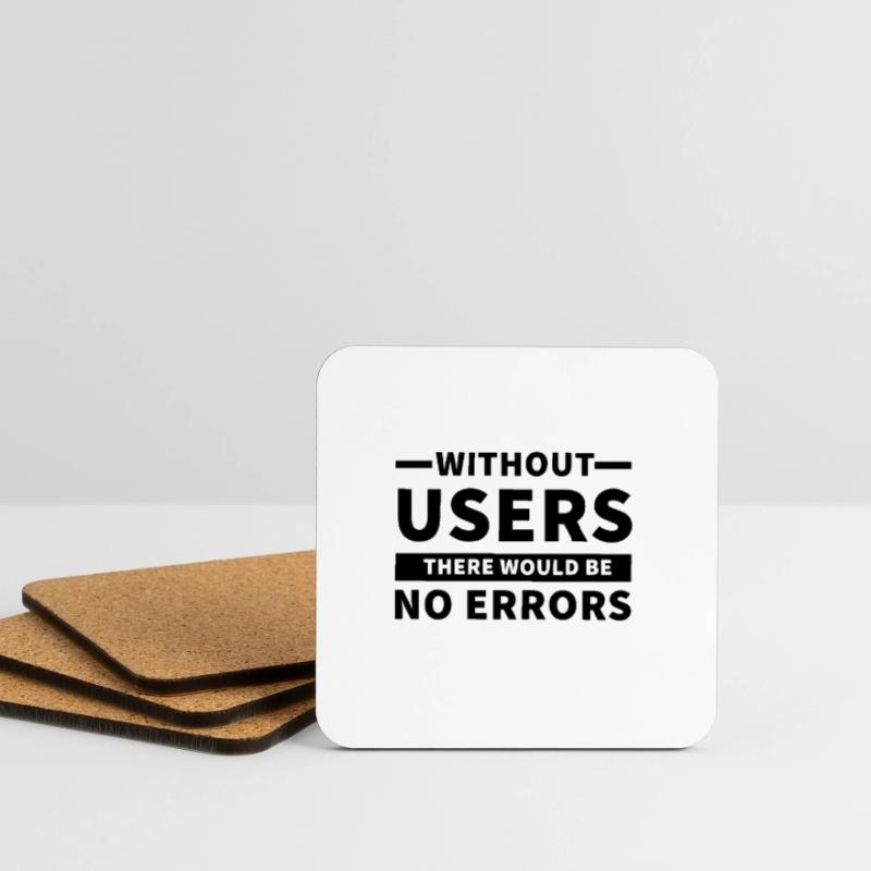 Coder Programmierer User Error Coding Untersetzer (4er-Set)