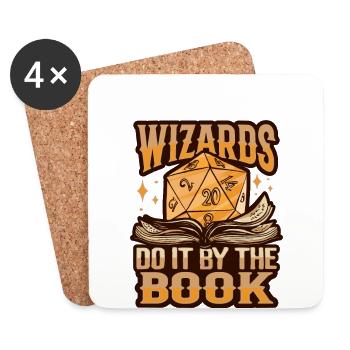 Fantasy Rpg RPG Shirt for RPG WIZARD - Coasters (set of 4) - white - Front