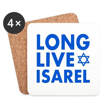 Israel - Coasters (set of 4) - white - Front