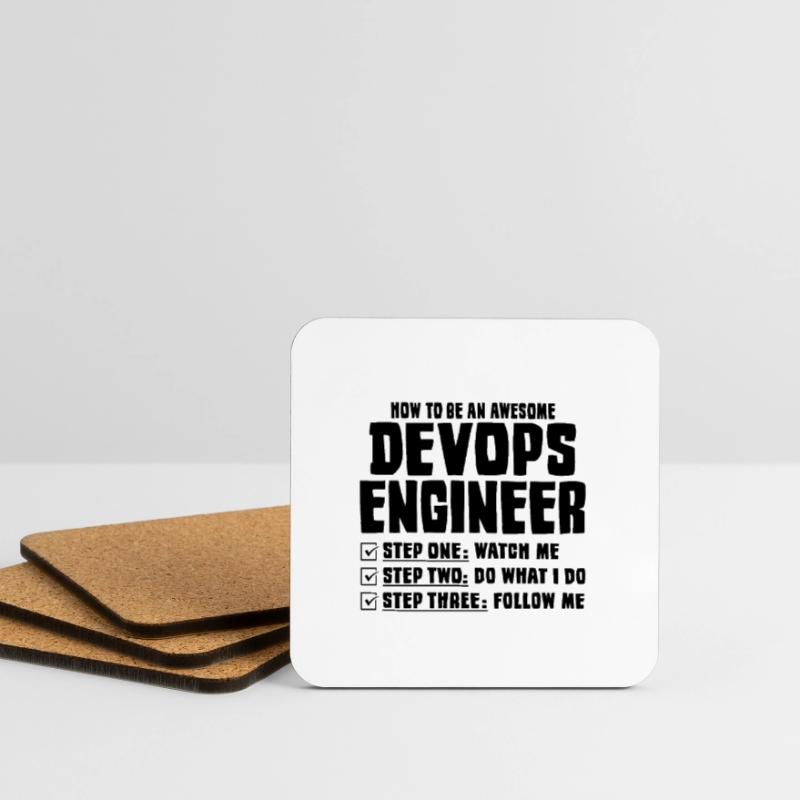 Devops Sys-Admin Developer Coasters (set of 4)