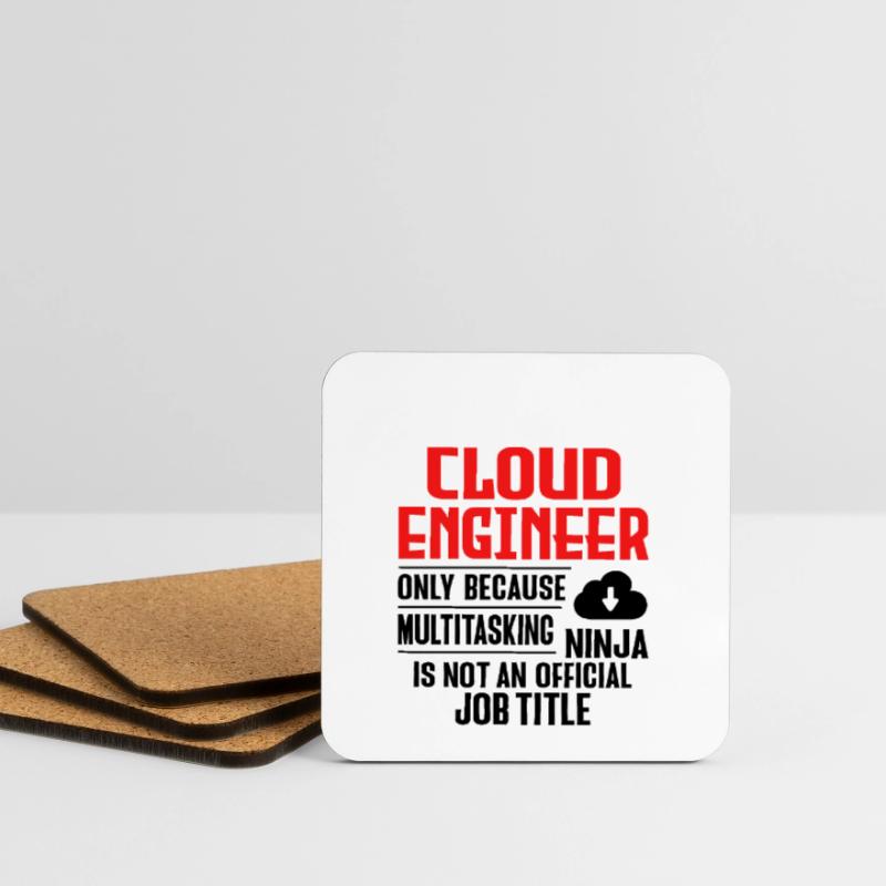 Cloud-Administrator Cloud-Devops Untersetzer (4er-Set)