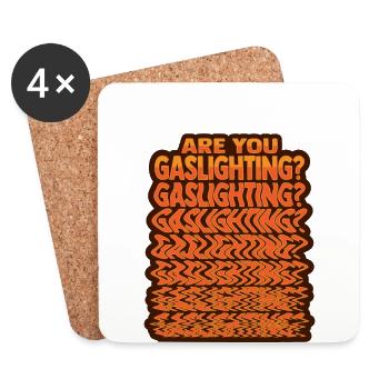 Feminism Gaslight your Therapist - Coasters (set of 4) - white - Front