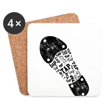 Tap Dancer Tap Dance Shoes Tap Dance Instructor - Coasters (set of 4) - white - Front