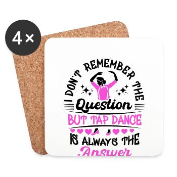 Tap Dancer Tap Dance Shoes Tap Dance Instructor - Coasters (set of 4) - white - Front