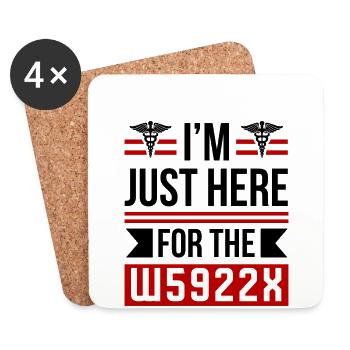 Medical Programmer, Profession, Medical - Coasters (set of 4) - white - Front