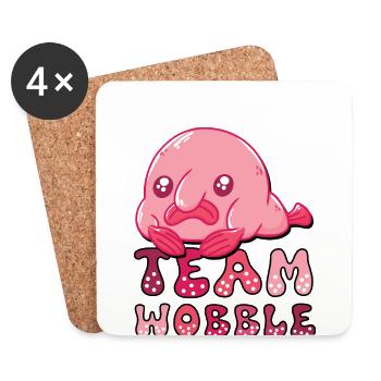 Marine Biologist Deep Sea Fish Blob Fish Ocean - Coasters (set of 4) - white - Front