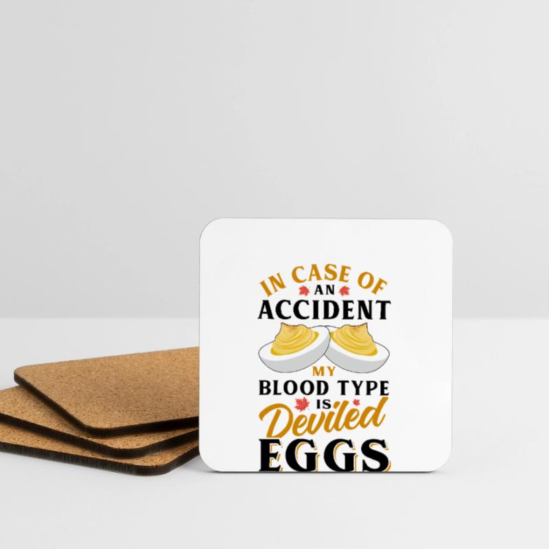 Devil's Egg Spell Coasters (set of 4)