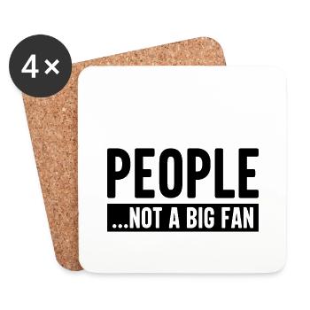 Sarcasm intoverted - Coasters (set of 4) - white - Front