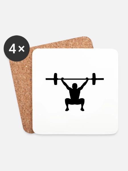 Snatch black - Coasters (set of 4) - white