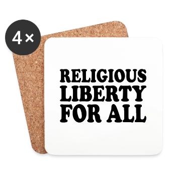 religious liberty for all - Untersetzer (4er-Set) - Weiß - Vorne