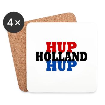 Hup holland hup - Untersetzer (4er-Set) - Weiß - Vorne