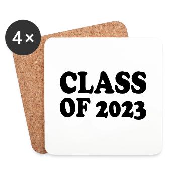 Class of 2023 - Coasters (set of 4) - white - Front