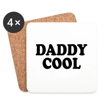 Daddy cool - Untersetzer (4er-Set) - Weiß - Vorne