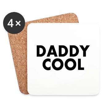 Daddy cool - Untersetzer (4er-Set) - Weiß - Vorne