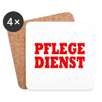 Nursing - Coasters (set of 4) - white - Front