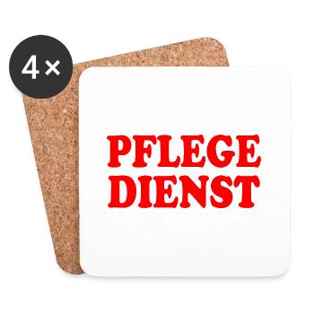Nursing - Coasters (set of 4) - white - Front
