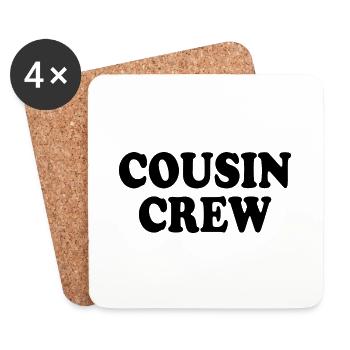 Cousin crew - Coasters (set of 4) - white - Front