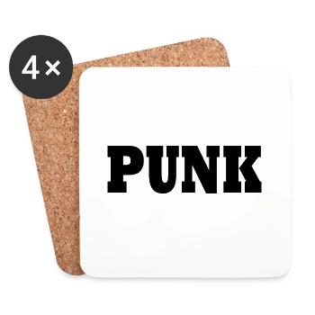 Punk - Untersetzer (4er-Set) - Weiß - Vorne