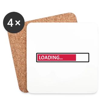 Loading - Coasters (set of 4) - white - Front