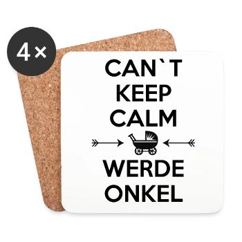 ONKEL - Untersetzer (4er-Set) - Weiß - Vorne