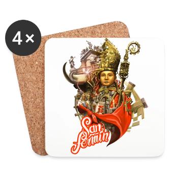 San Fermin - Coasters (set of 4) - white - Front