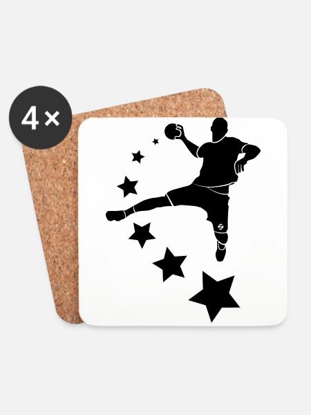 STARS - Coasters (set of 4) - white
