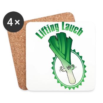 Lifiting Lauch - Untersetzer (4er-Set) - Weiß - Vorne