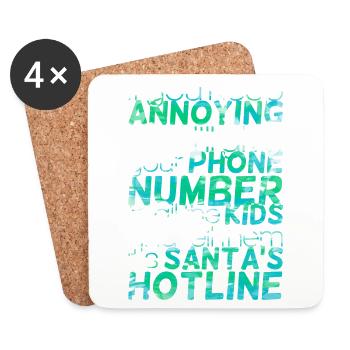 If you keep annoying... - Sprüche - Funny Quotes - Untersetzer (4er-Set) - Weiß - Vorne
