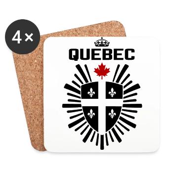 Quebec - Untersetzer (4er-Set) - Weiß - Vorne