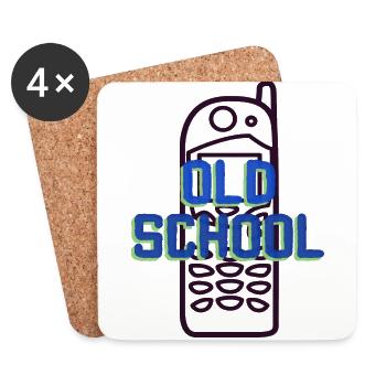 VIEILLE ÉCOLE - Dessous de verre (lot de 4) - blanc - Devant