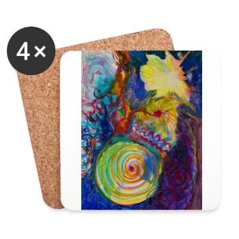 ©Creation - by Xenia Nitzberg - Untersetzer (4er-Set) - Weiß - Vorne