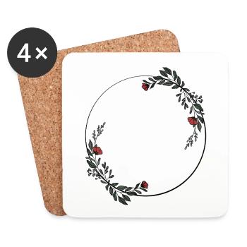 Frame - Coasters (set of 4) - white - Front