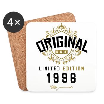 1996 limited edition Geburtstag - Untersetzer (4er-Set) - Weiß - Vorne