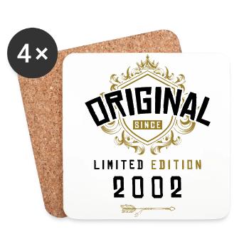 2002 Anniversaire en édition limitée - Dessous de verre (lot de 4) - blanc - Devant