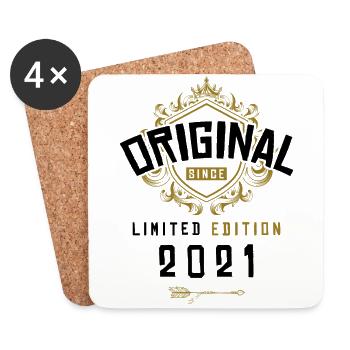 Anniversaire édition limitée 2021 - Dessous de verre (lot de 4) - blanc - Devant