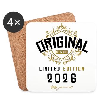 Anniversaire de l’édition limitée 2026 - Dessous de verre (lot de 4) - blanc - Devant