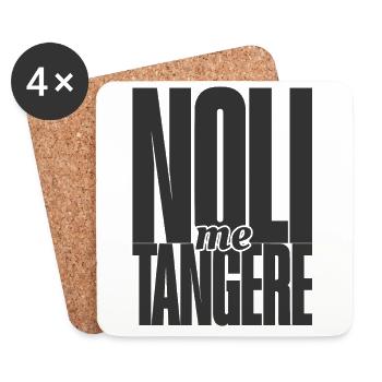 Don't touch me - Coasters (set of 4) - white - Front