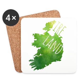Ireland - Untersetzer (4er-Set) - Weiß - Vorne