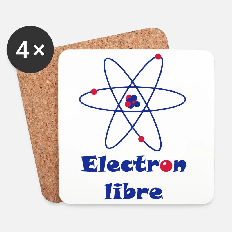 Electron Libre - Untersetzer (4er-Set) - Weiß