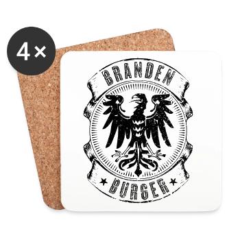 Brandenburg Brandenburger - Coasters (set of 4) - white - Front