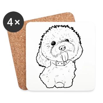 Maltese - Coasters (set of 4) - white - Front