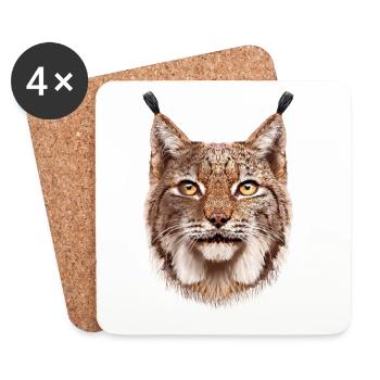 lynx - Coasters (set of 4) - white - Front
