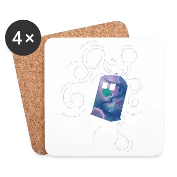 All The Wonders - Coasters (set of 4) - white - Front