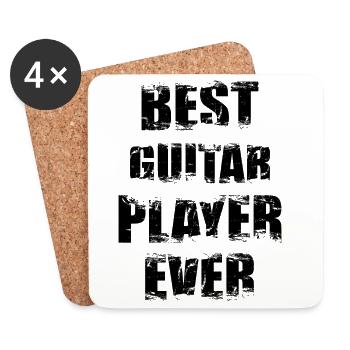 Bester Gitarrist - Untersetzer (4er-Set) - Weiß - Vorne