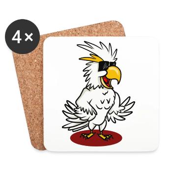 Kakaroo - Untersetzer (4er-Set) - Weiß - Vorne
