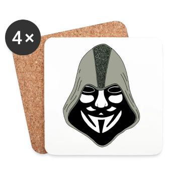 Anonymous - Coasters (set of 4) - white - Front