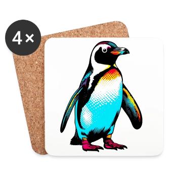 Penguin - Coasters (set of 4) - white - Front
