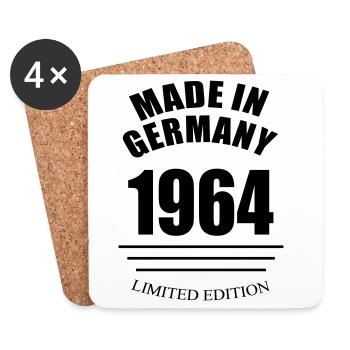 Made in Germany 1964 limited edition - Untersetzer (4er-Set) - Weiß - Vorne